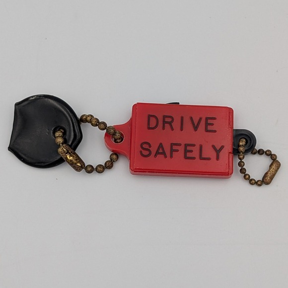 Other - Vintage Safe-Way Brake Co Drive Safely Keychain Red Sample No 5650 Advertising